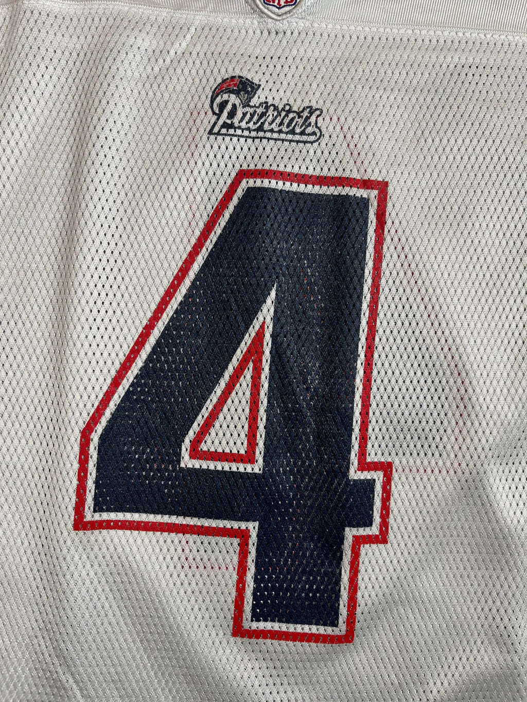 Adam Vinatieri #4 - New England Patriots Away 2002-2005 - Reebok (XL) - Maillot NFL