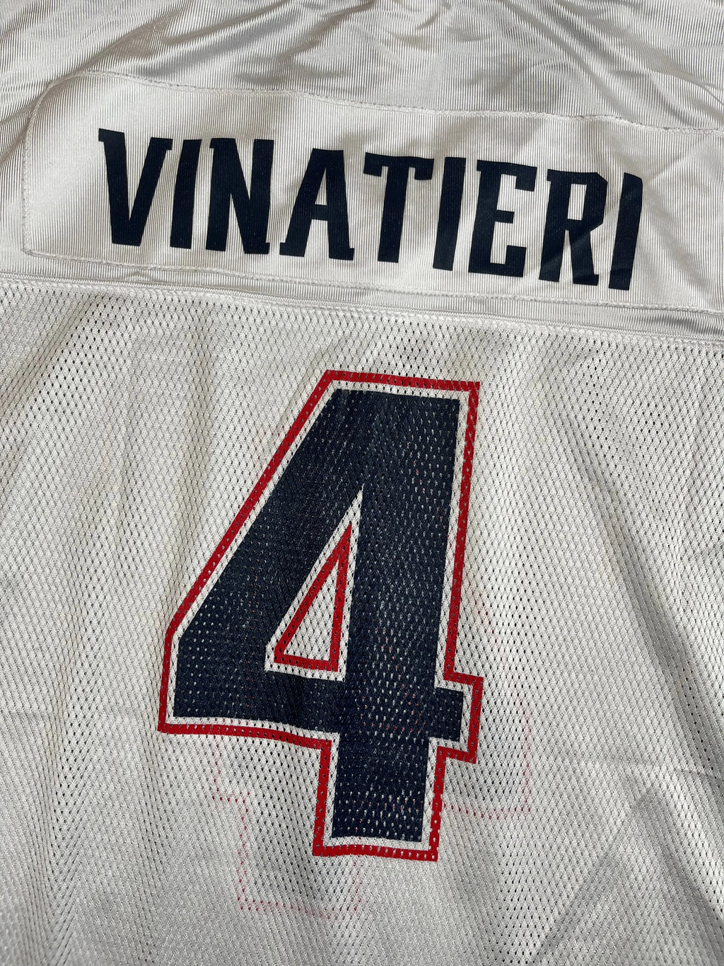 Adam Vinatieri #4 - New England Patriots Away 2002-2005 - Reebok (XL) - Maillot NFL
