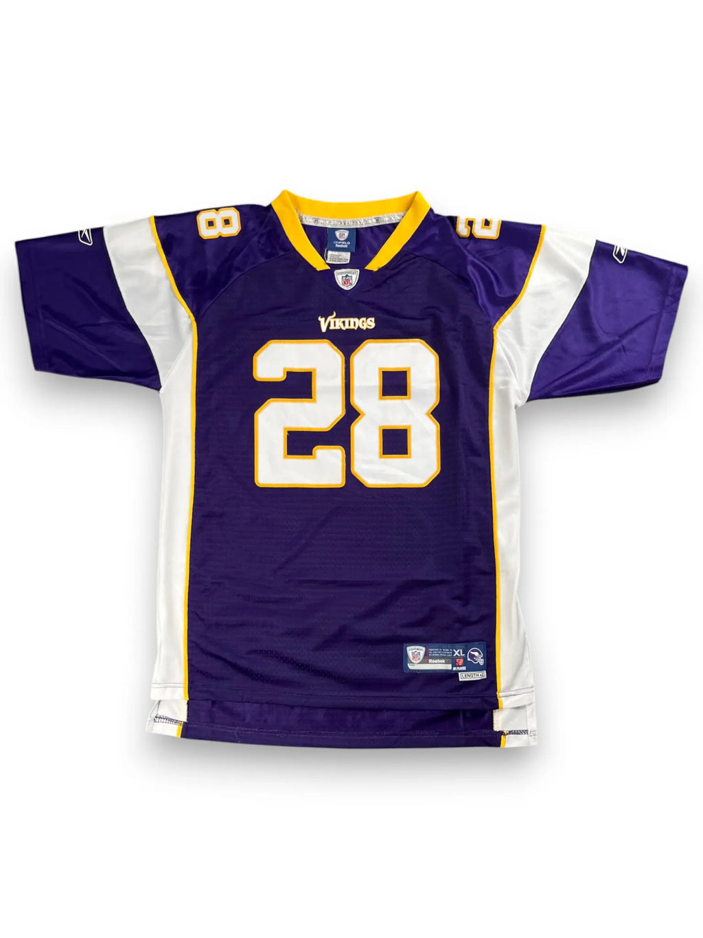 Adrian Peterson #28 - Minnesota Vikings Home 2007-2011 - Reebok (S) - Maillot NFL