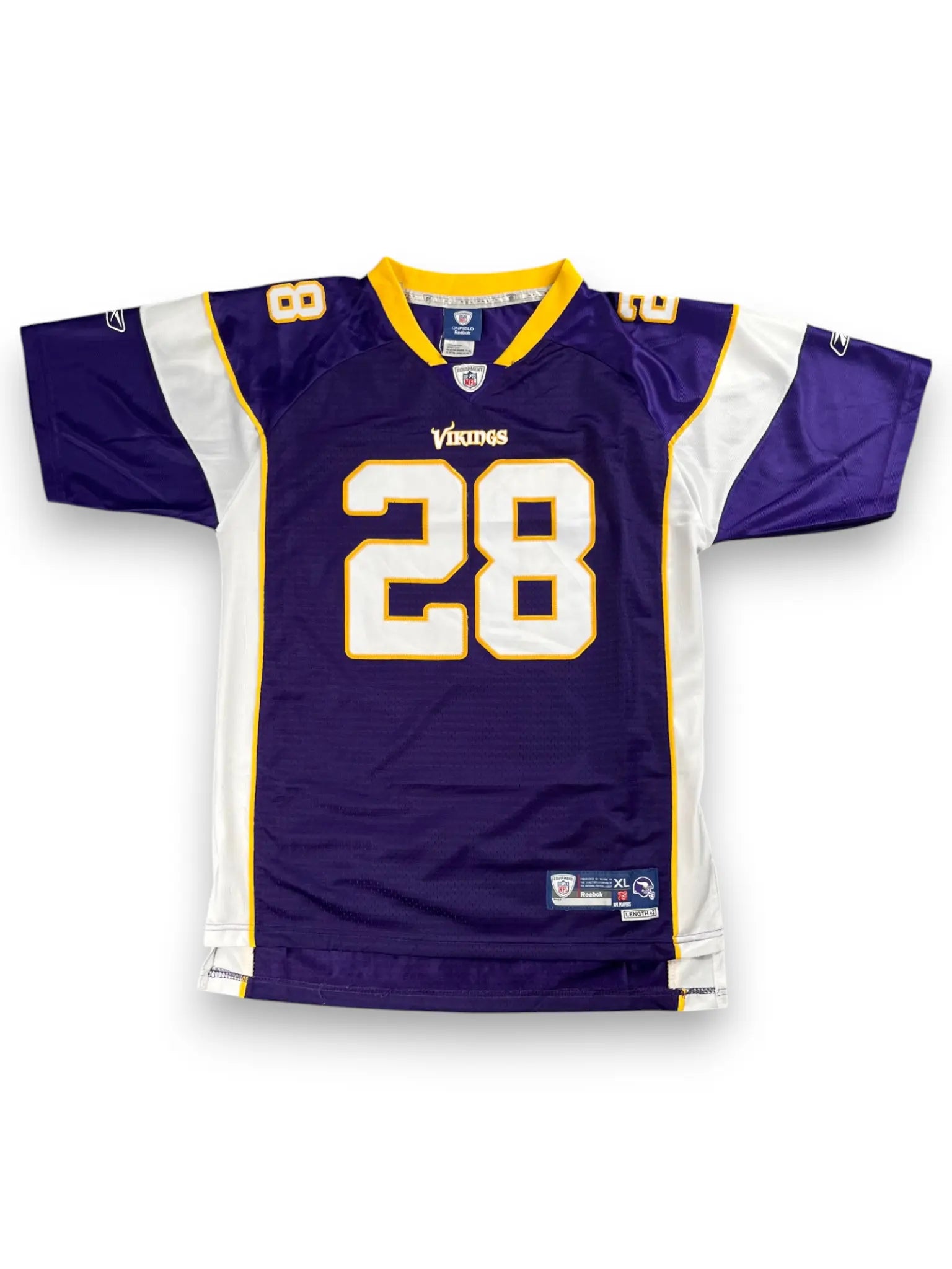 Adrian Peterson #28 - Minnesota Vikings Home 2007-2011 - Reebok (S) - Maillot NFL