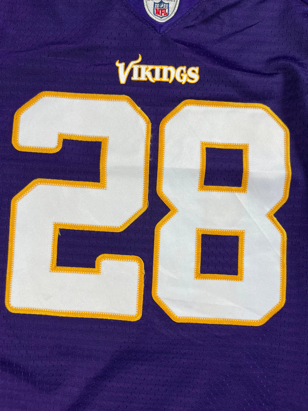 Adrian Peterson #28 - Minnesota Vikings Home 2007-2011 - Reebok (S) - Maillot NFL