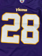 Adrian Peterson #28 - Minnesota Vikings Home 2007-2011 - Reebok (S) - Maillot NFL