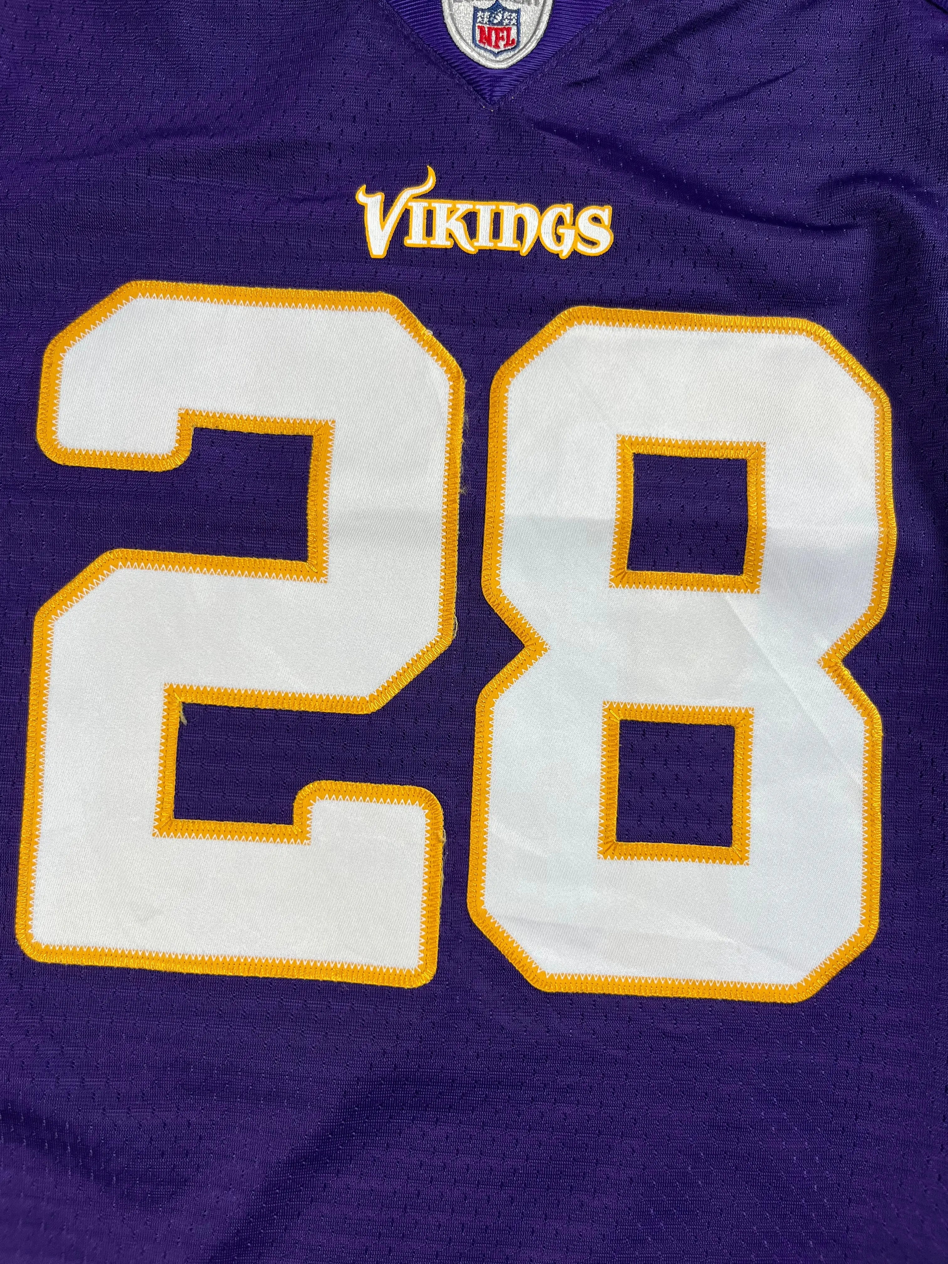 Adrian Peterson #28 - Minnesota Vikings Home 2007-2011 - Reebok (S) - Maillot NFL