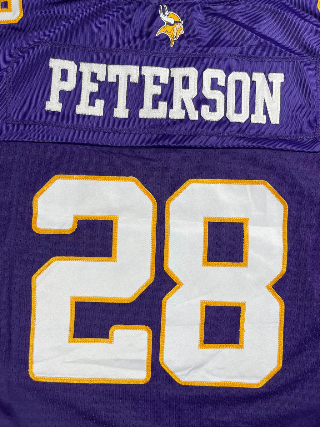 Adrian Peterson #28 - Minnesota Vikings Home 2007-2011 - Reebok (S) - Maillot NFL