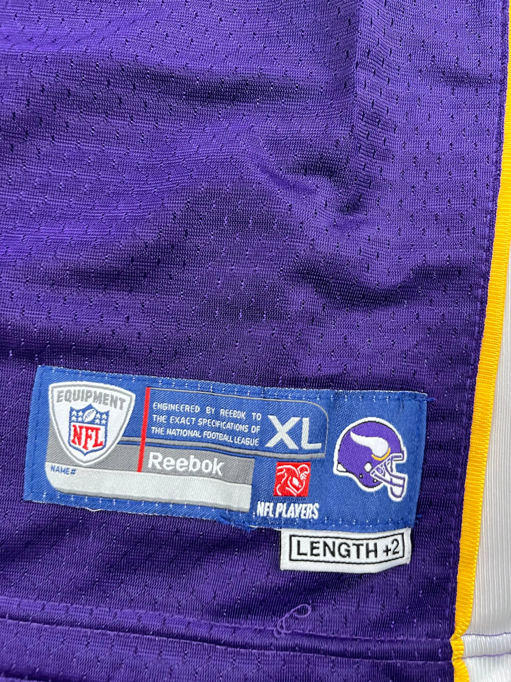 Adrian Peterson #28 - Minnesota Vikings Home 2007-2011 - Reebok (S) - Maillot NFL