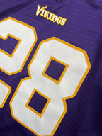 Adrian Peterson #28 - Minnesota Vikings Home 2007-2011 - Reebok (S) (XL Youth) - Maillot NFL Reebok