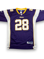 Adrian Peterson #28 - Minnesota Vikings Home 2007-2011 - Reebok (S) (XL Youth) - Maillot NFL