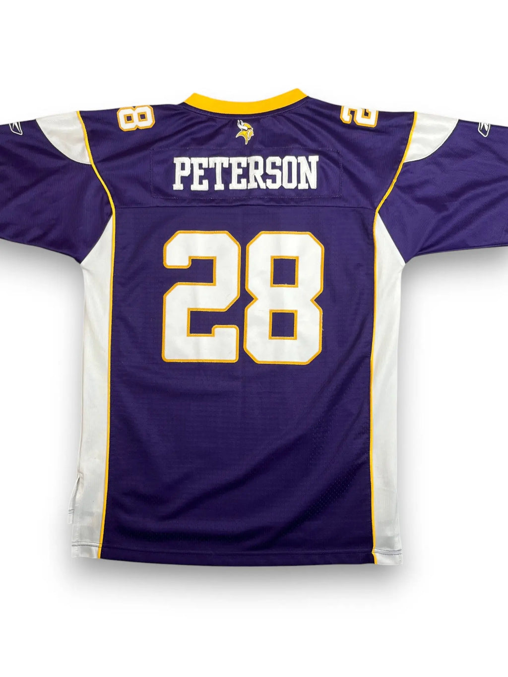 Adrian Peterson #28 - Minnesota Vikings Home 2007-2011 - Reebok (S) (XL Youth) - Maillot NFL