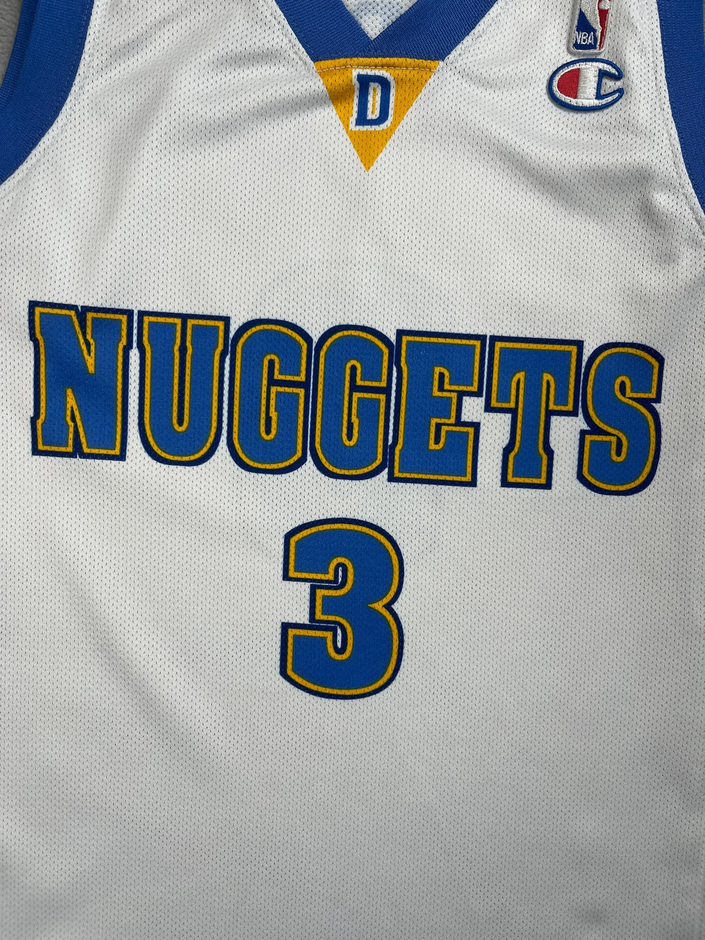 Allen Iverson #3 - Denver Nuggets Home 2007-2009 - Champion (S) - Maillot NBA Champion
