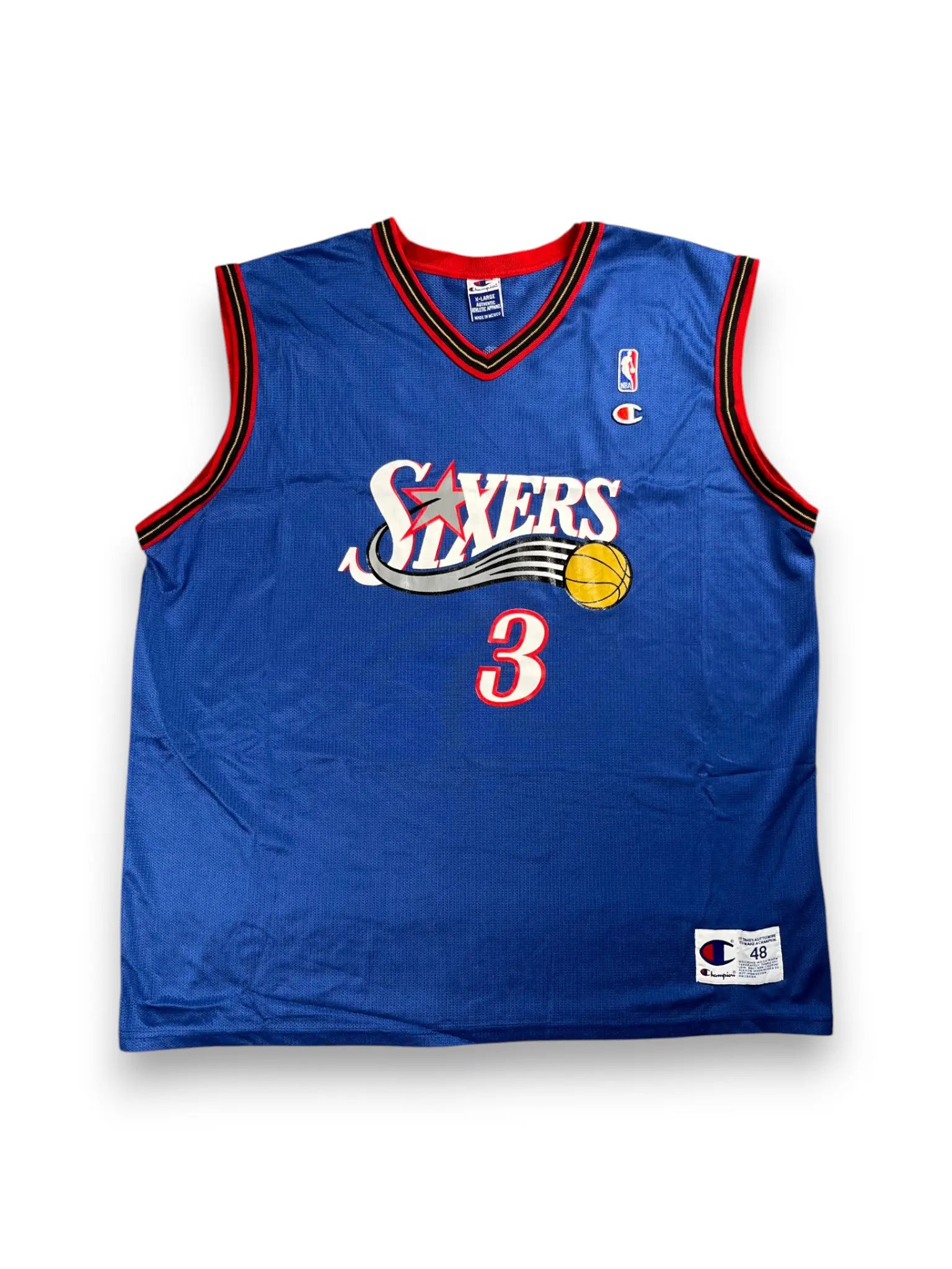 Allen Iverson #3 - Philadelphie 76ers Alternate 2000-2006 - Champion (L) - Maillot NBA