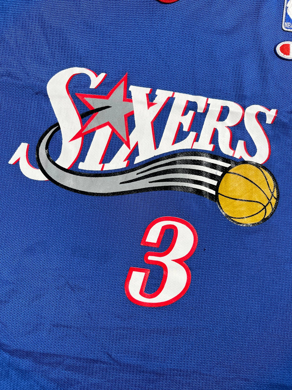 Allen Iverson #3 - Philadelphie 76ers Alternate 2000-2006 - Champion (L) - Maillot NBA