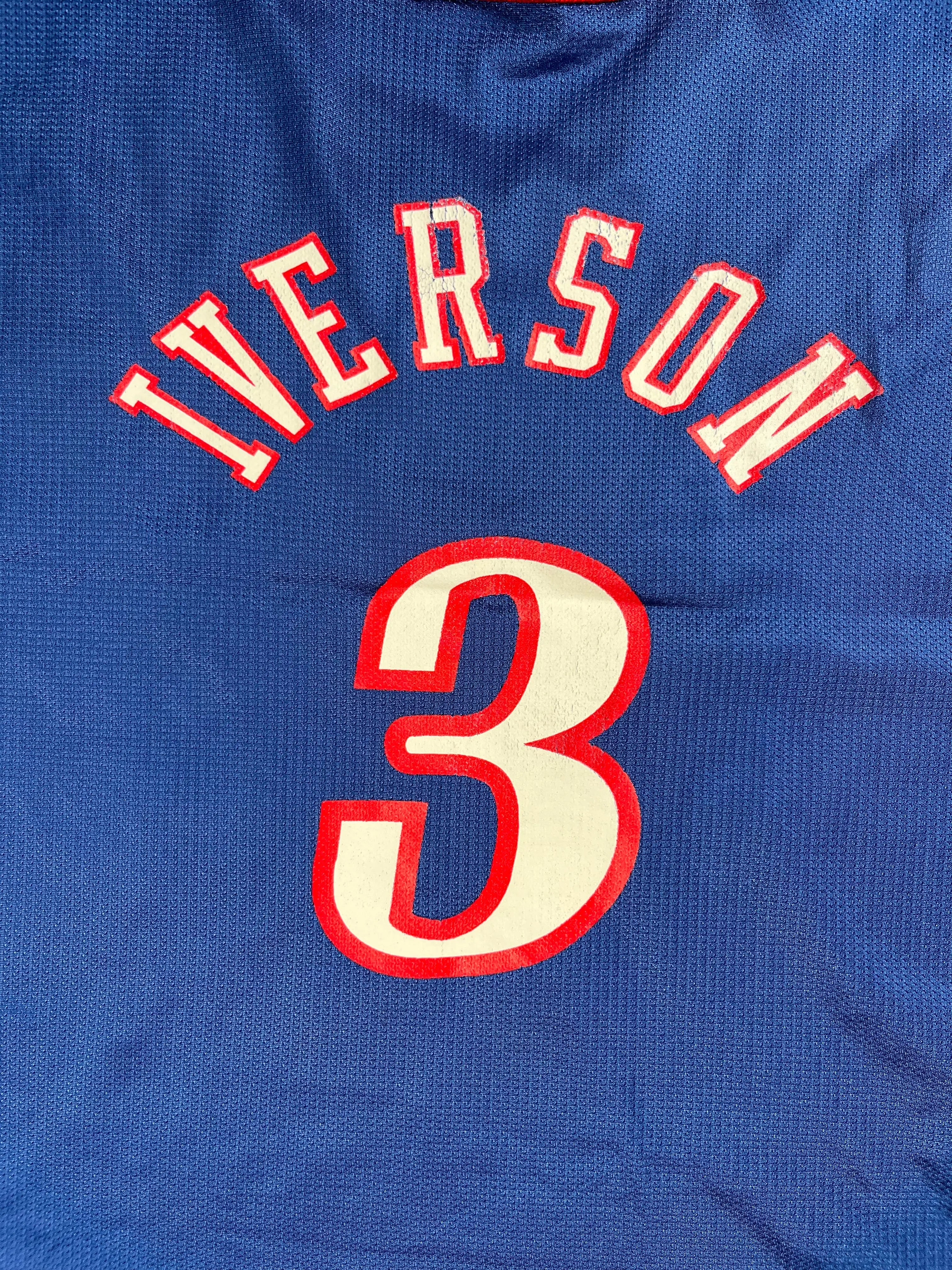 Allen Iverson #3 - Philadelphie 76ers Alternate 2000-2006 - Champion (L) - Maillot NBA