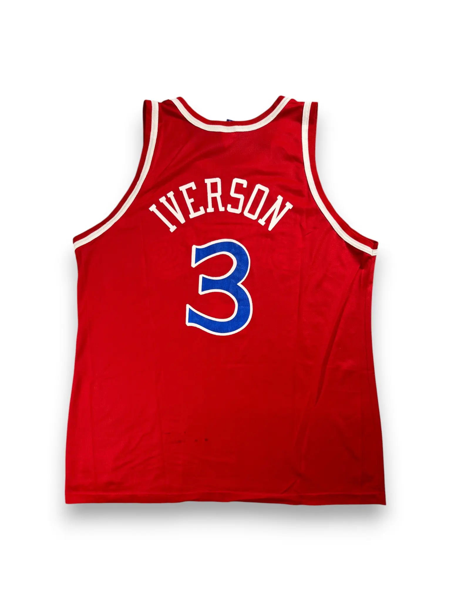 Allen Iverson #3 - Philadelphie 76ers Away 1996 - Champion (XL) - Maillot NBA