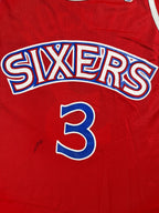 Allen Iverson #3 - Philadelphie 76ers Away 1996 - Champion (XL) - Maillot NBA