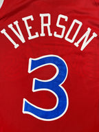 Allen Iverson #3 - Philadelphie 76ers Away 1996 - Champion (XL) - Maillot NBA