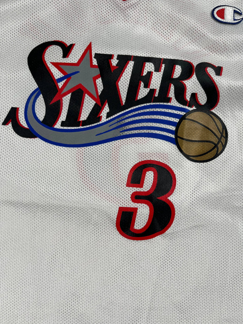 Allen Iverson #3 - Philadelphie 76ers Home 1996-2007 - Champion (S) - Maillot NBA
