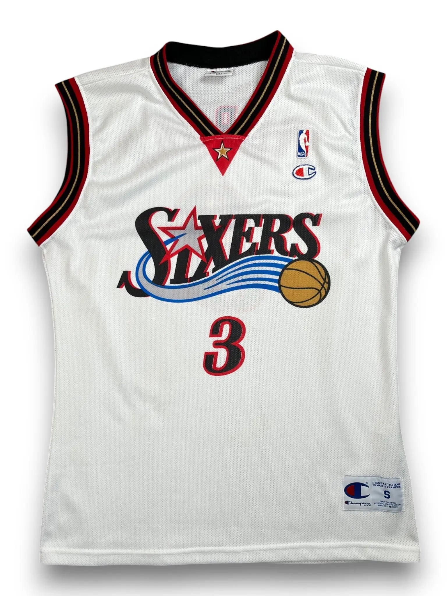 Allen Iverson #3 - Philadelphie 76ers Home 1996-2007 - Champion (S) - Maillot NBA Champion