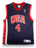 Allen Iverson #4 - Team USA Away 2002-2003 - Reebok (L) - Maillot NBA