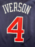 Allen Iverson #4 - Team USA Away 2002-2003 - Reebok (L) - Maillot NBA