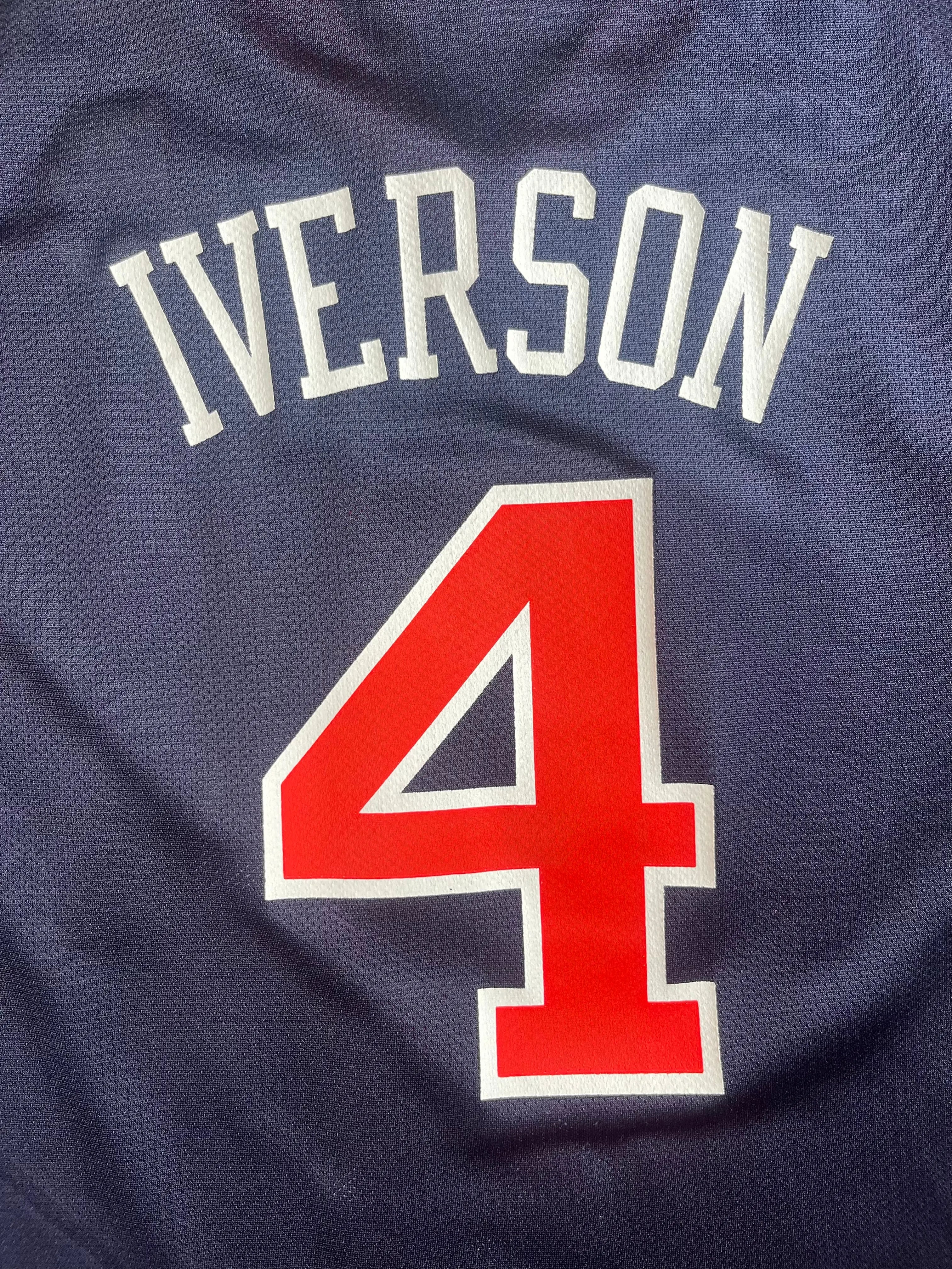 Allen Iverson #4 - Team USA Away 2002-2003 - Reebok (M) - Maillot NBA