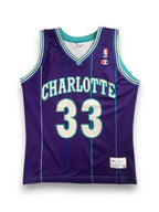 Alonzo Mourning #33 - Charlotte Hornets Alternate 1994-1995 - Champion (M) - Maillot NBA