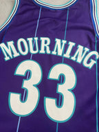 Alonzo Mourning #33 - Charlotte Hornets Alternate 1994-1995 - Champion (M) - Maillot NBA Champion