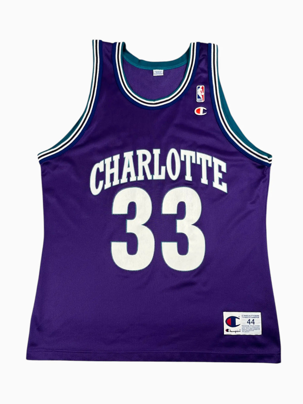 Alonzo Mourning #33 - Charlotte Hornets Alternate 1994-1995 - Champion (M) - Maillot NBA