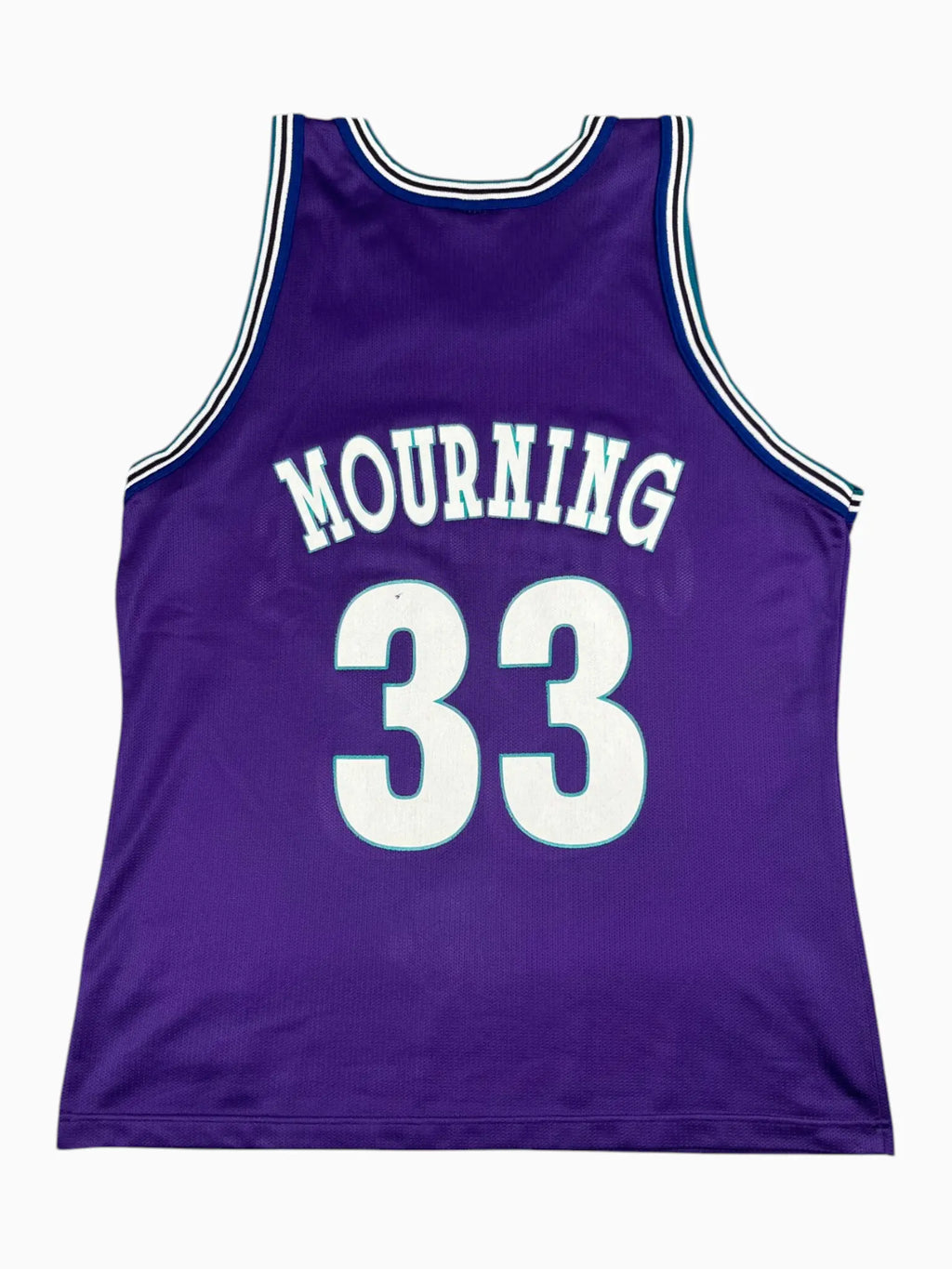 Alonzo Mourning #33 - Charlotte Hornets Alternate 1994-1995 - Champion (M) - Maillot NBA