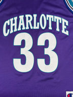 Alonzo Mourning #33 - Charlotte Hornets Alternate 1994-1995 - Champion (M) - Maillot NBA