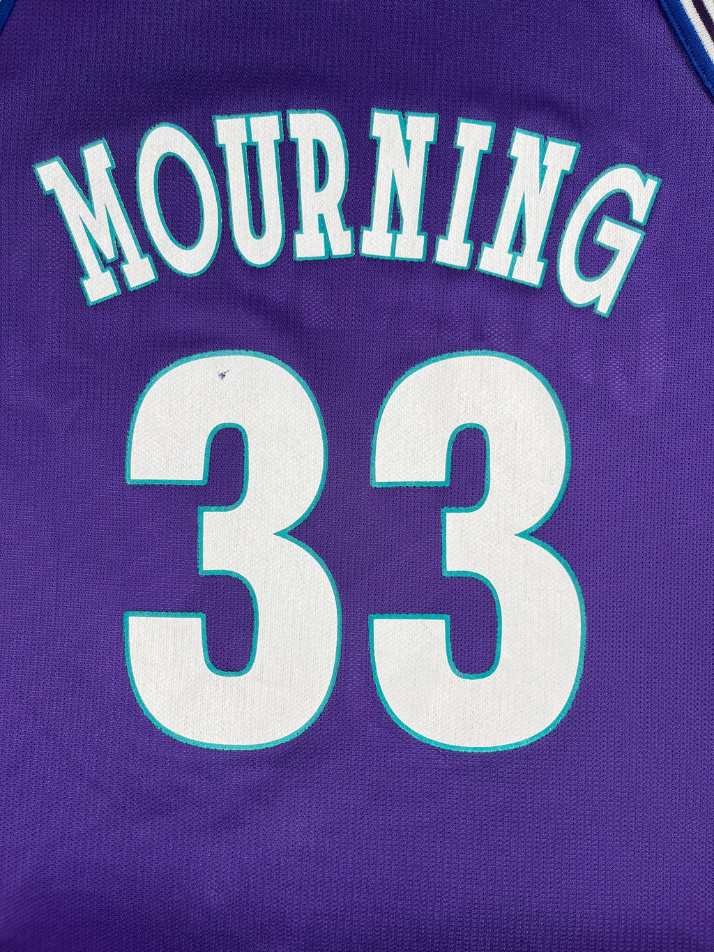 Alonzo Mourning #33 - Charlotte Hornets Alternate 1994-1995 - Champion (M) - Maillot NBA