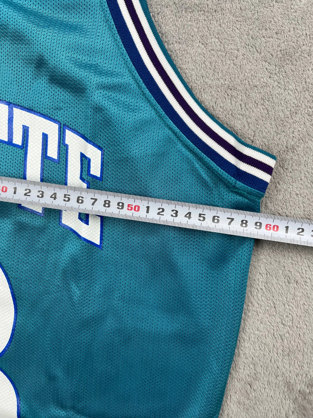 Alonzo Mourning #33 - Charlotte Hornets Away 1993-1995 - Champion (L) - Maillot NBA