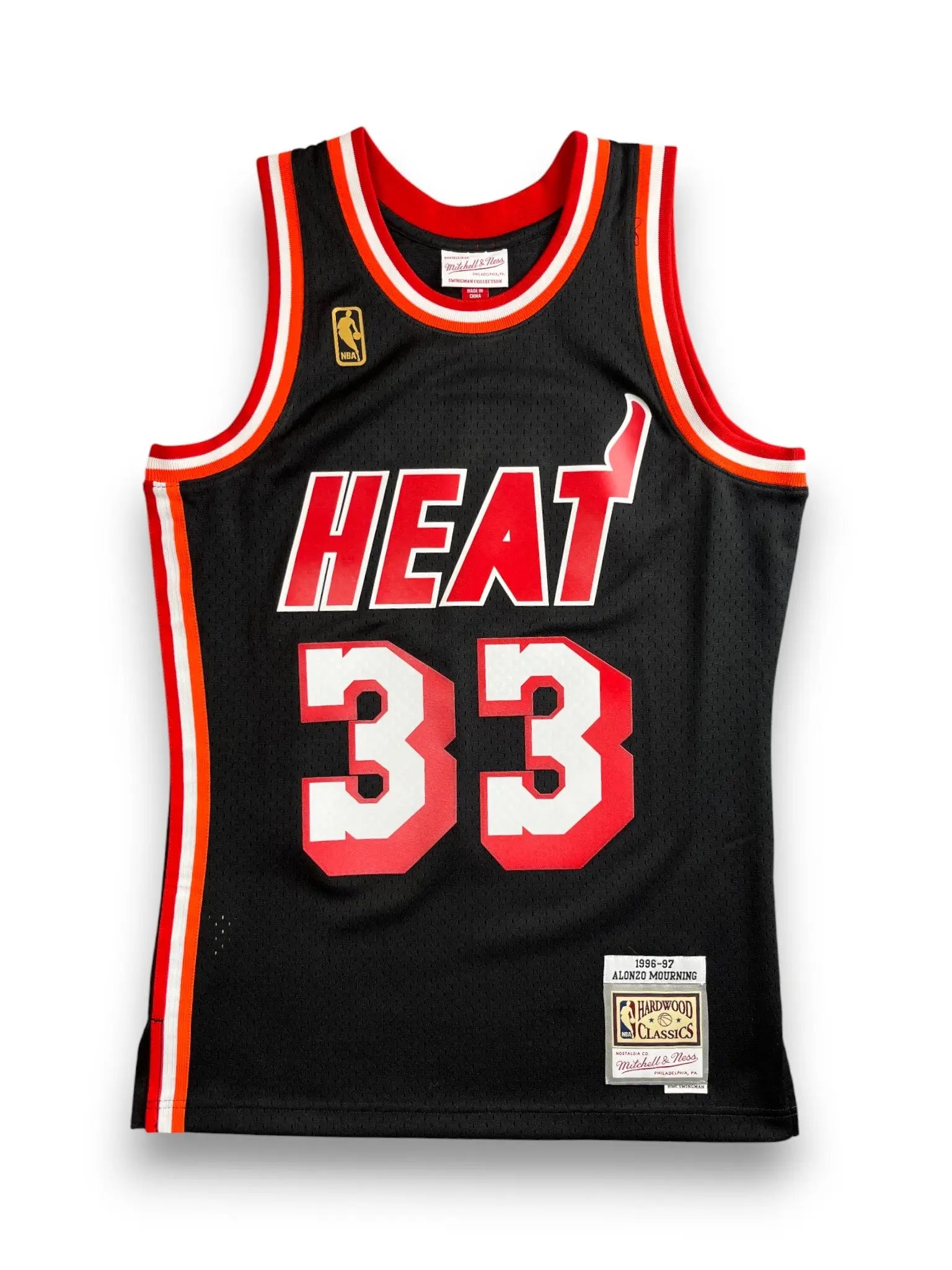 Alonzo Mourning #33 - Miami Heat Away 1996-1997 - Mitchell & Ness (S) - Maillot NBA