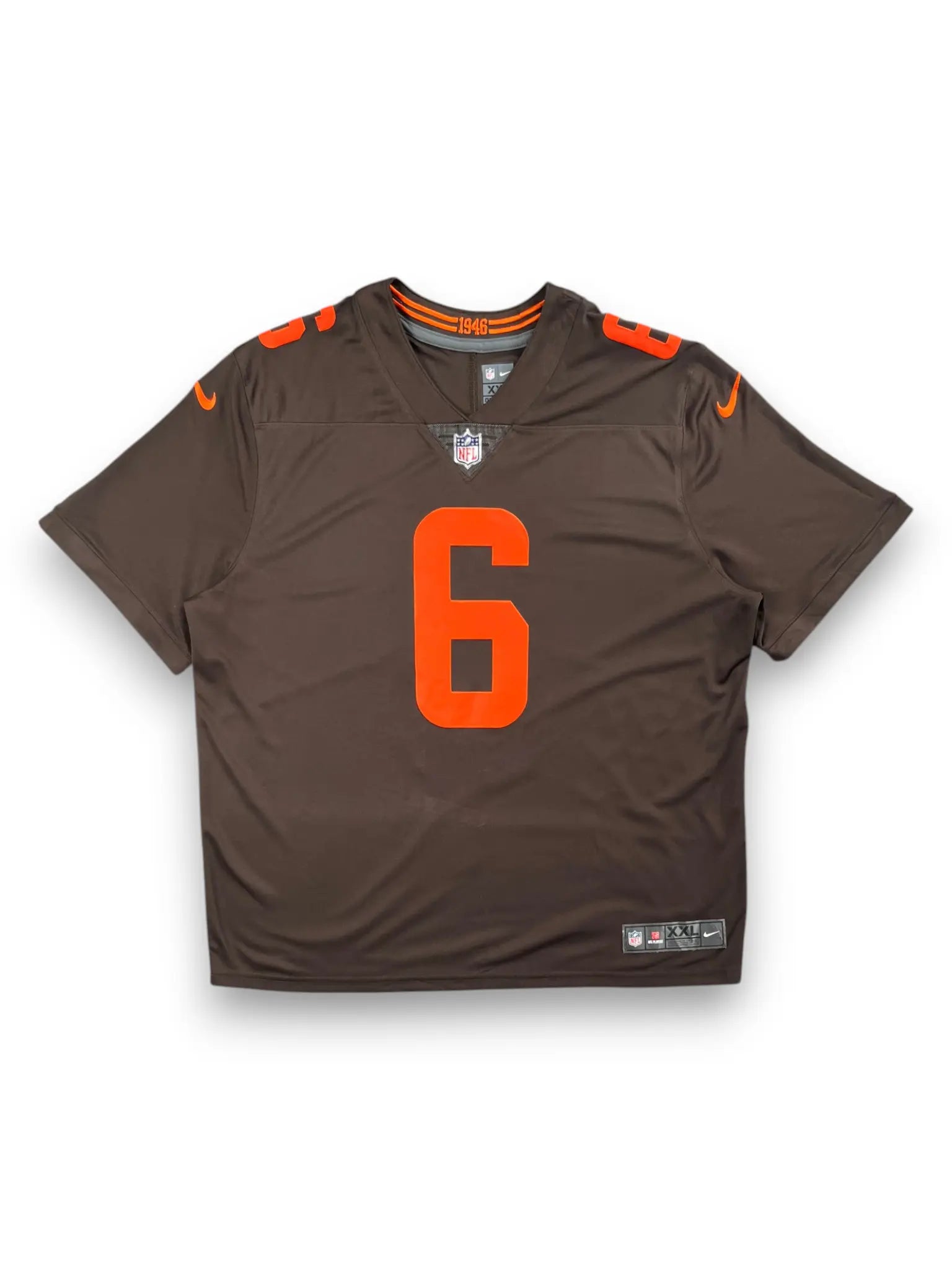 Baker Mayfield #6 - Cleveland Browns Home 2018-2021 - Nike Limited (XXL) - Maillot NFL