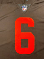 Baker Mayfield #6 - Cleveland Browns Home 2018-2021 - Nike Limited (XXL) - Maillot NFL