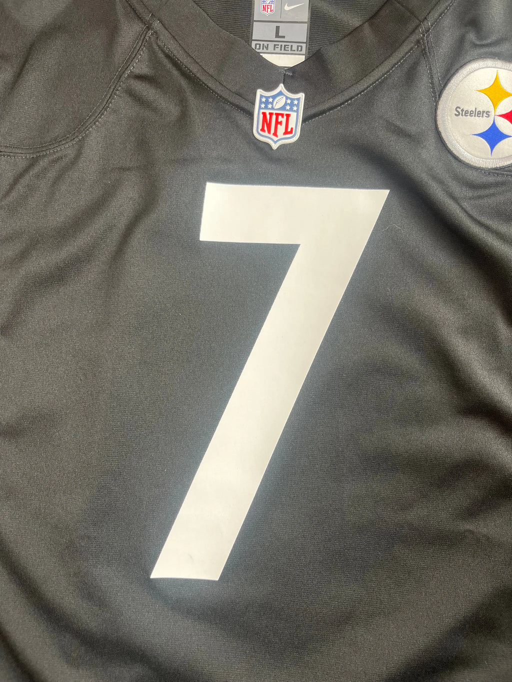 Ben Roethlisberger #7- Pittsburgh Steelers Away 2012-2021 - Nike (L) - Maillot NFL