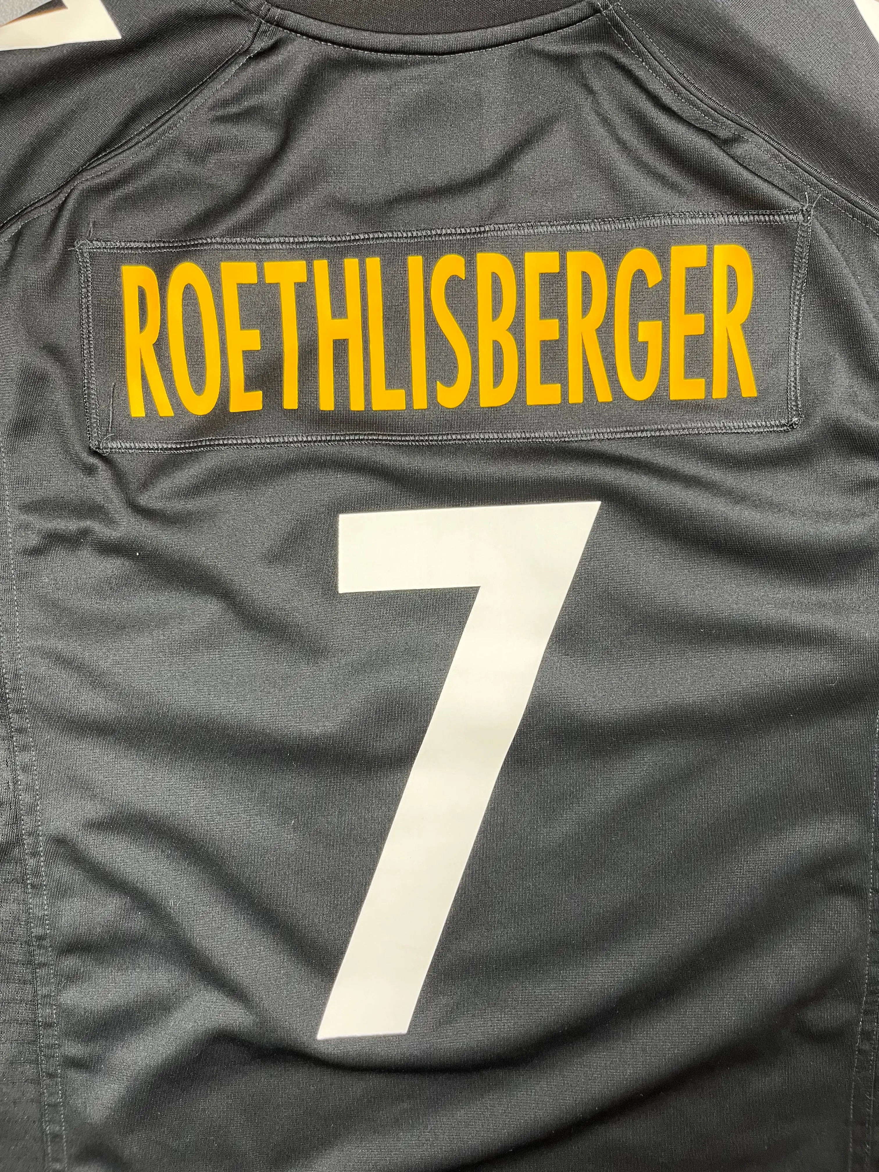Ben Roethlisberger #7- Pittsburgh Steelers Away 2012-2021 - Nike (XL) - Maillot NFL