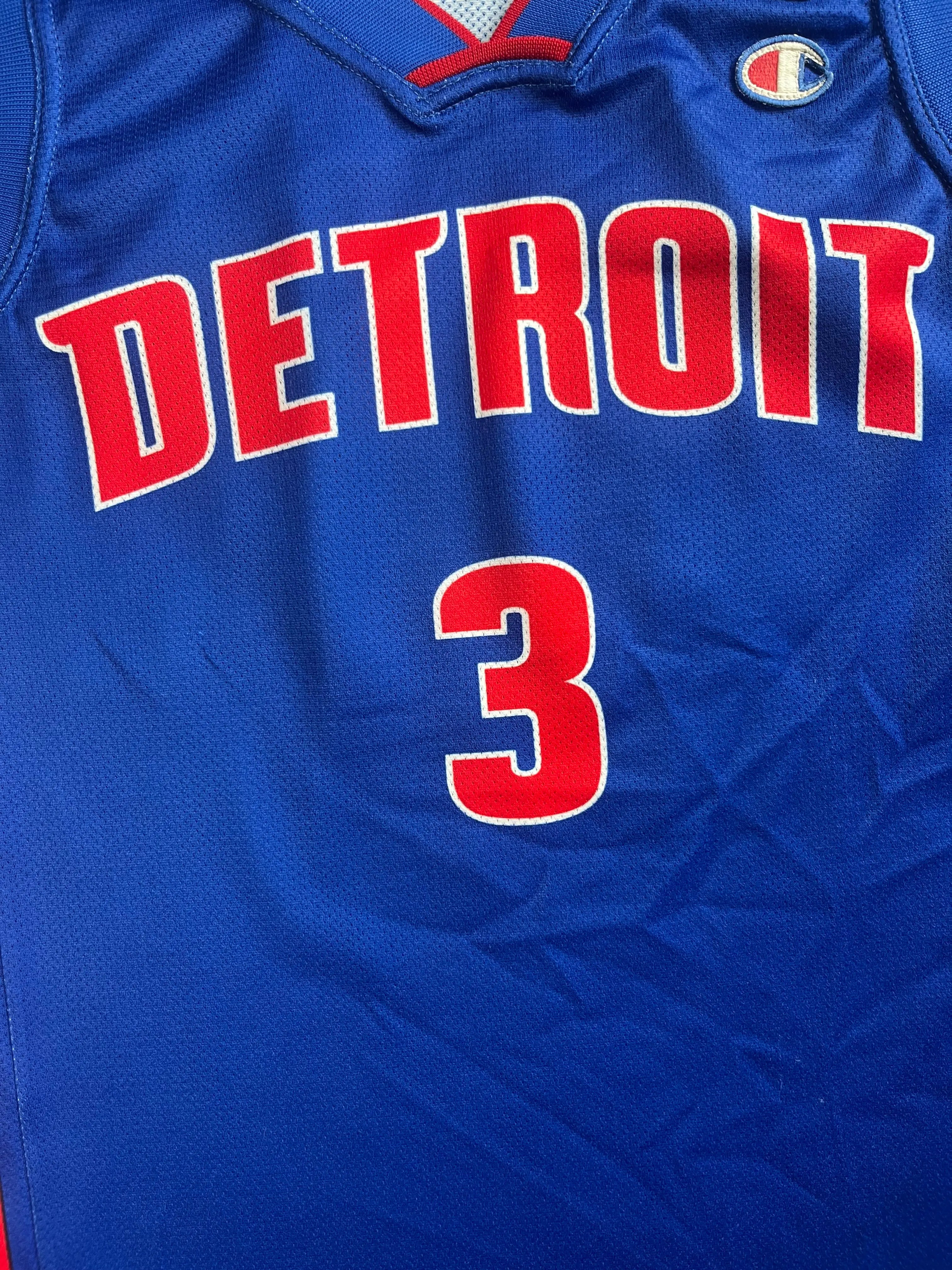 Ben Wallace #3 - Detroit Pistons Away 2002-2006 - Champion (M) - Maillot NBA