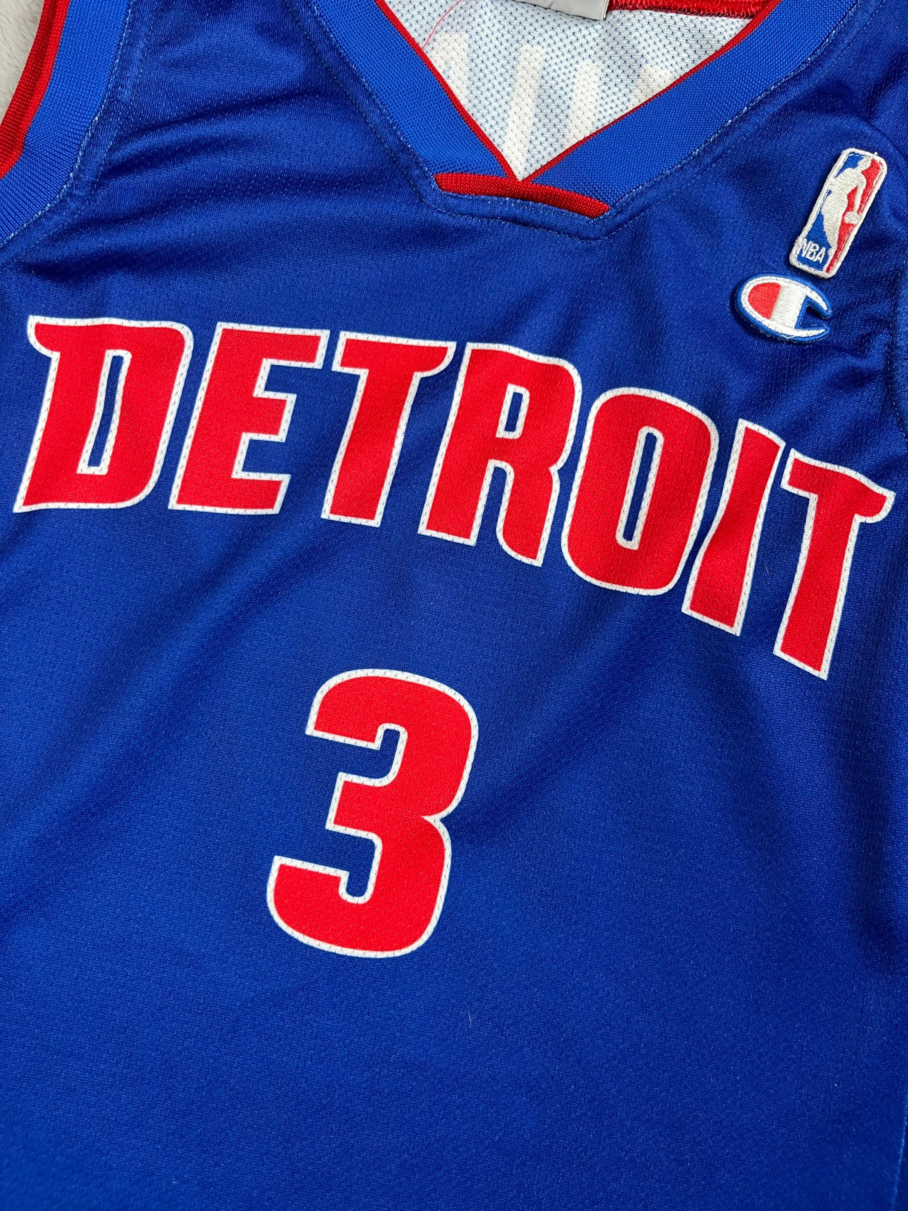 Ben Wallace #3 - Detroit Pistons Away 2002-2006 - Champion (S) - Maillot NBA Champion
