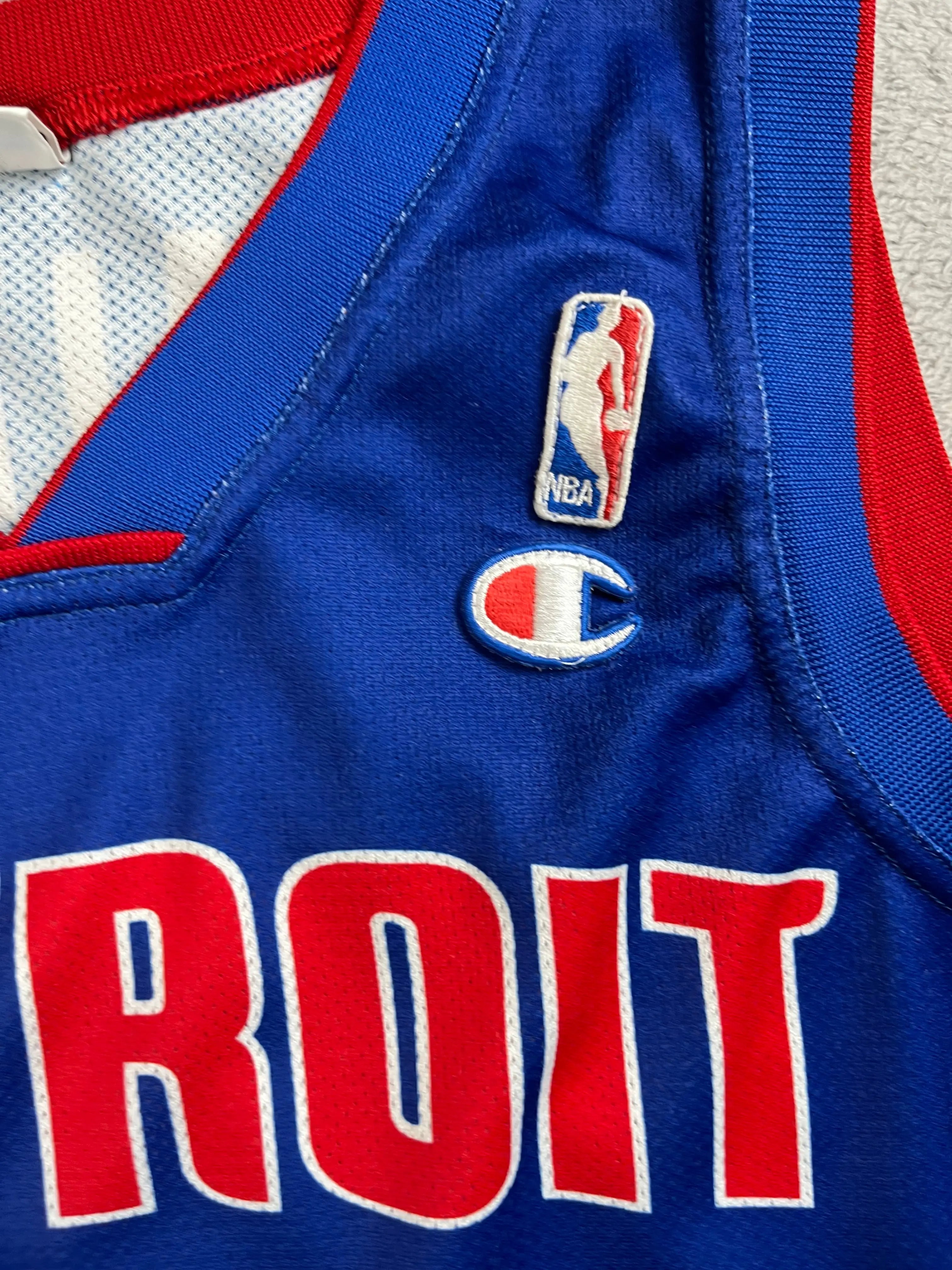 Ben Wallace #3 - Detroit Pistons Away 2002-2006 - Champion (S) - Maillot NBA Champion