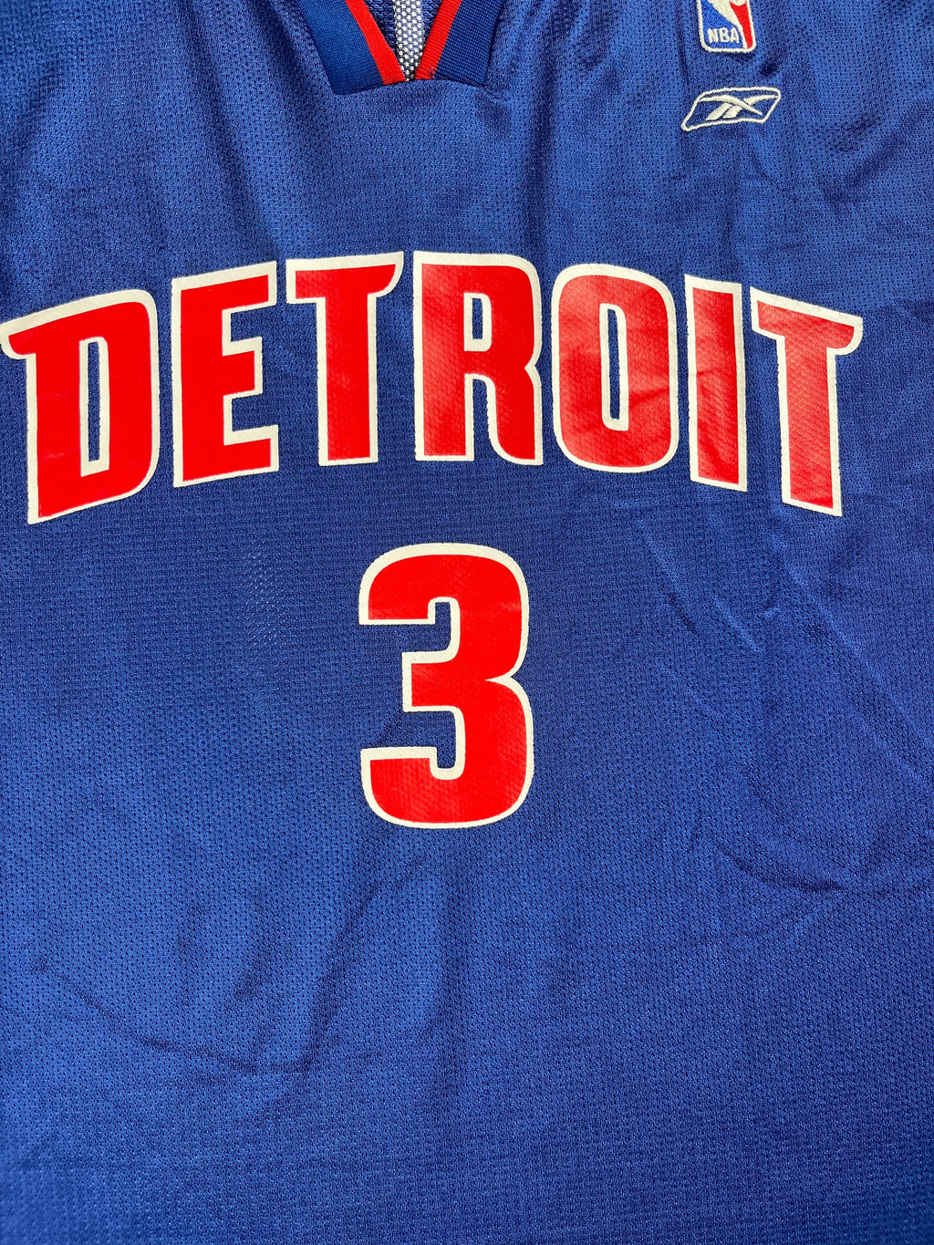 Ben Wallace #3 - Detroit Pistons Away 2002-2006 - Reebok (L) - Maillot NBA