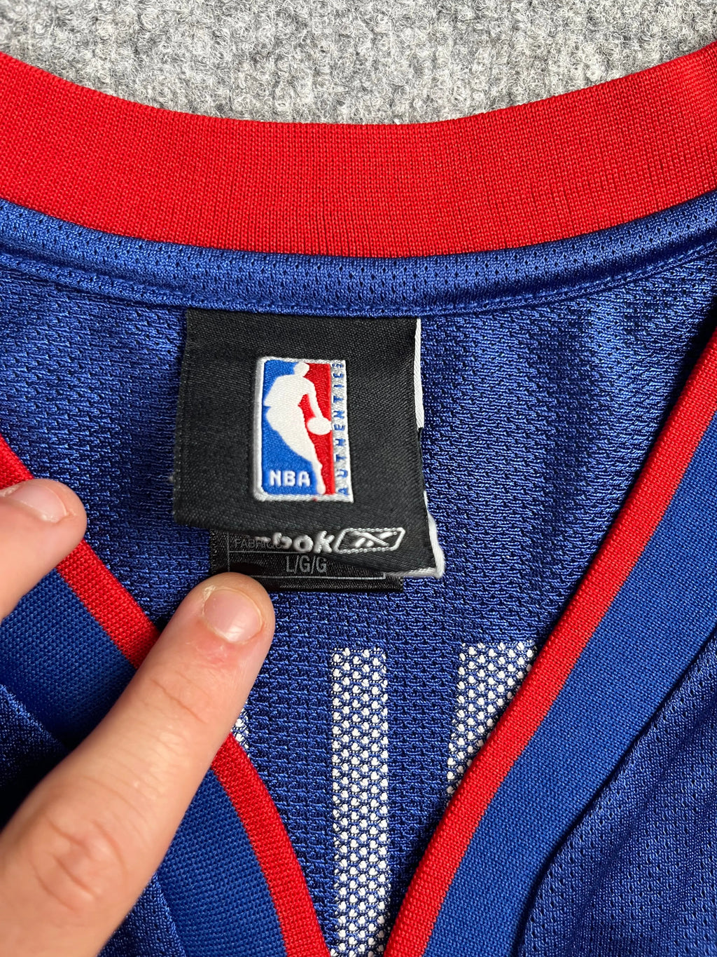 Ben Wallace #3 - Detroit Pistons Away 2002-2006 - Reebok (L) - Maillot NBA