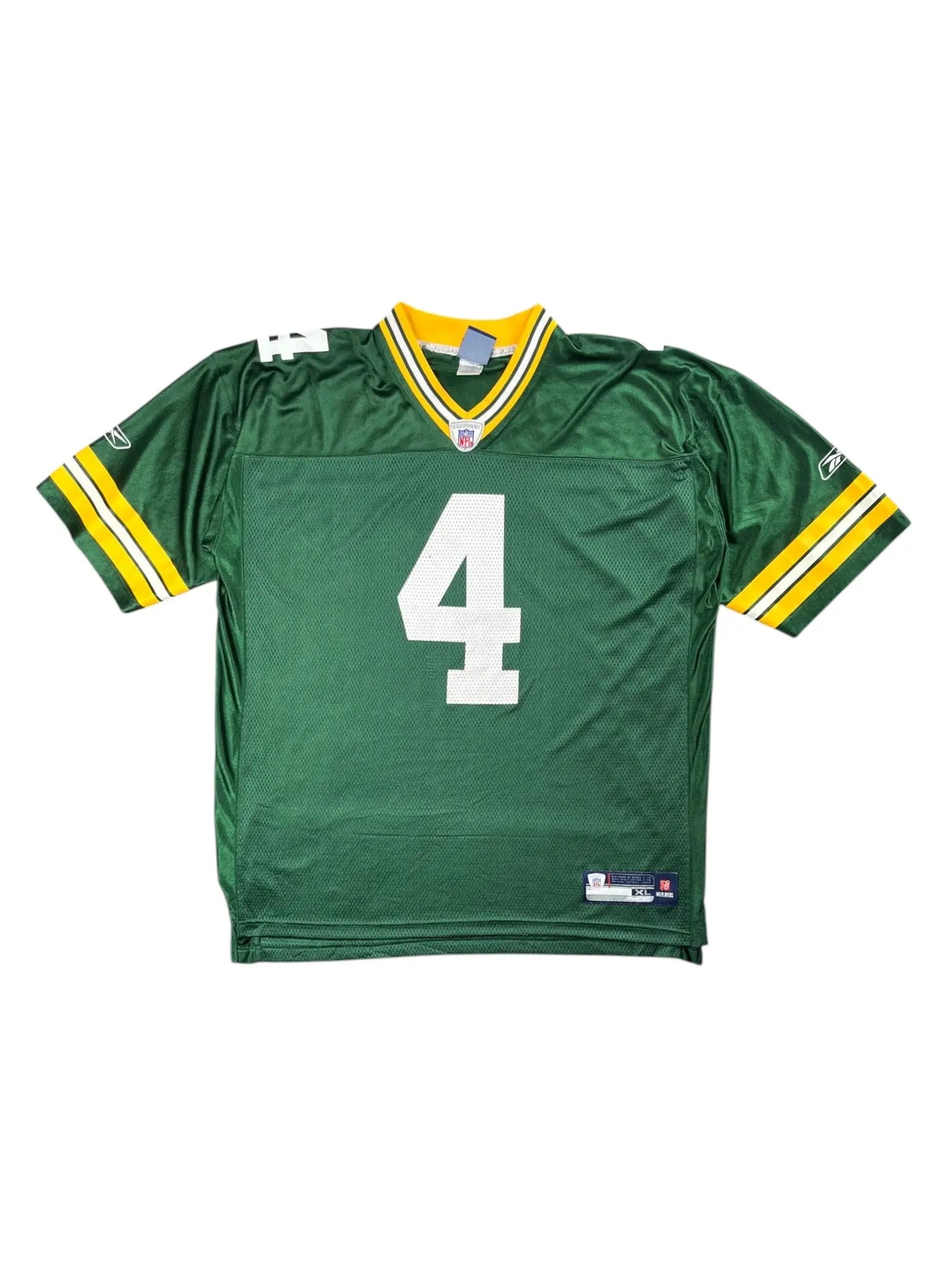 Brett Favre #4 - Green Bay Packers Home 2001-2007 - Reebok (XL) - Maillot NFL