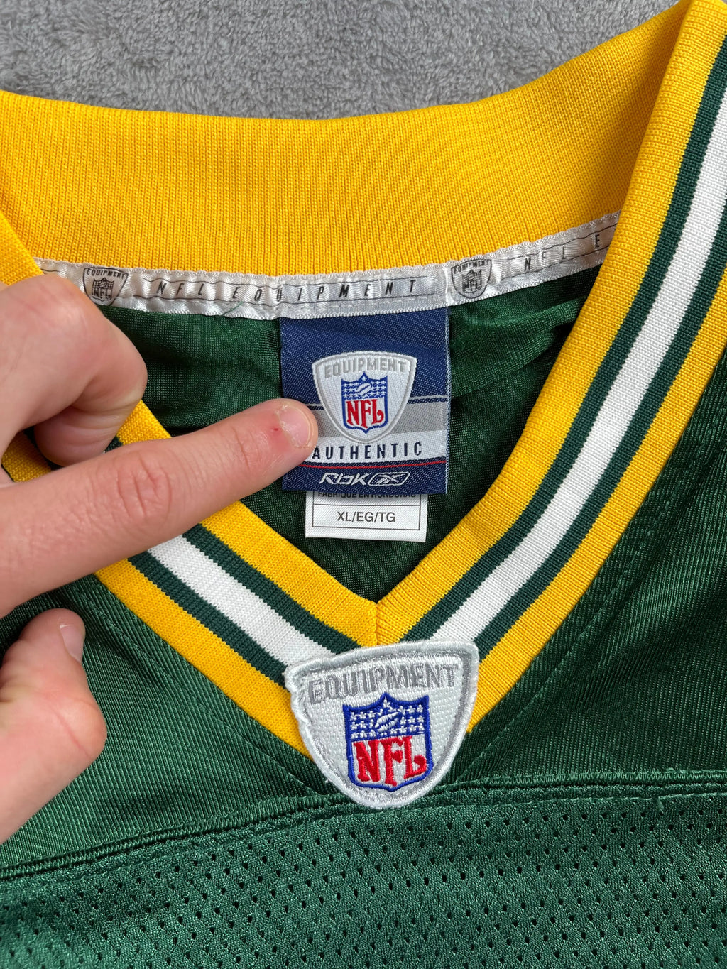 Brett Favre #4 - Green Bay Packers Home 2001-2007 - Reebok (XL) - Maillot NFL