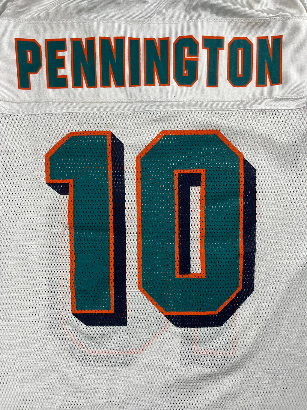 Chad Pennington #10 - Miami Dolphins Away 2008-2010 - Reebok (L) - Maillot NFL