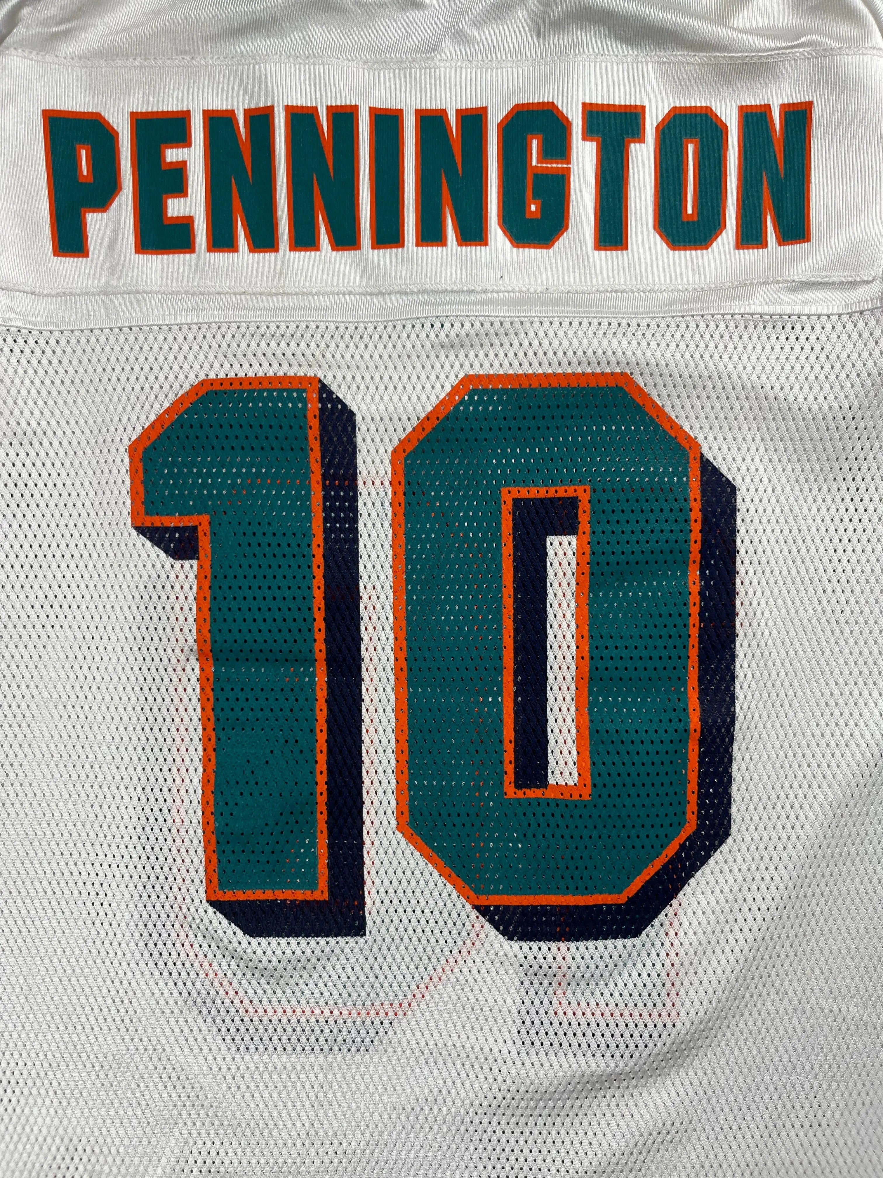 Chad Pennington #10 - Miami Dolphins Away 2008-2010 - Reebok (L) - Maillot NFL