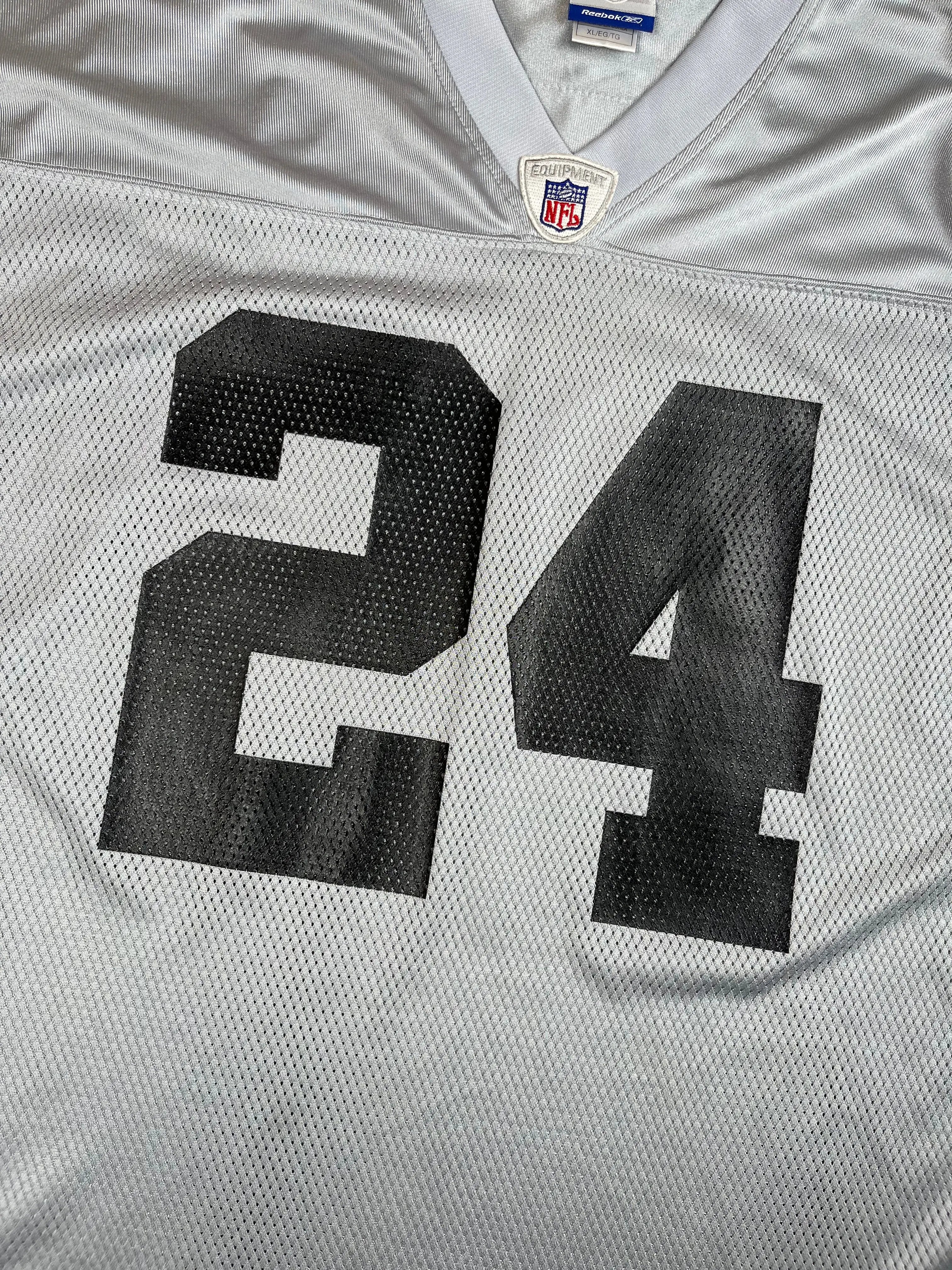 Charles Woodson #24 - Oakland Raiders Alternate 2001-2005 - Reebok (XL) - Maillot NFL
