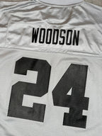 Charles Woodson #24 - Oakland Raiders Alternate 2001-2005 - Reebok (XL) - Maillot NFL
