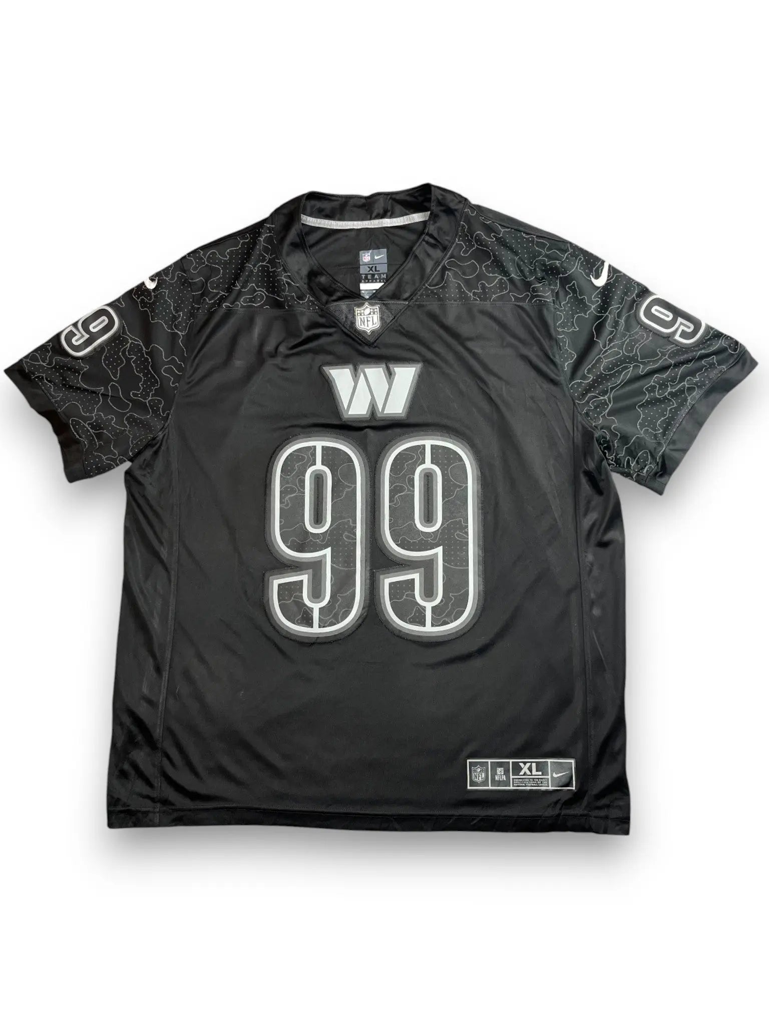 Chase Young #99 - Washington Commanders Black RFLCTV - Nike (XL) - Maillot NFL Andwan Shop