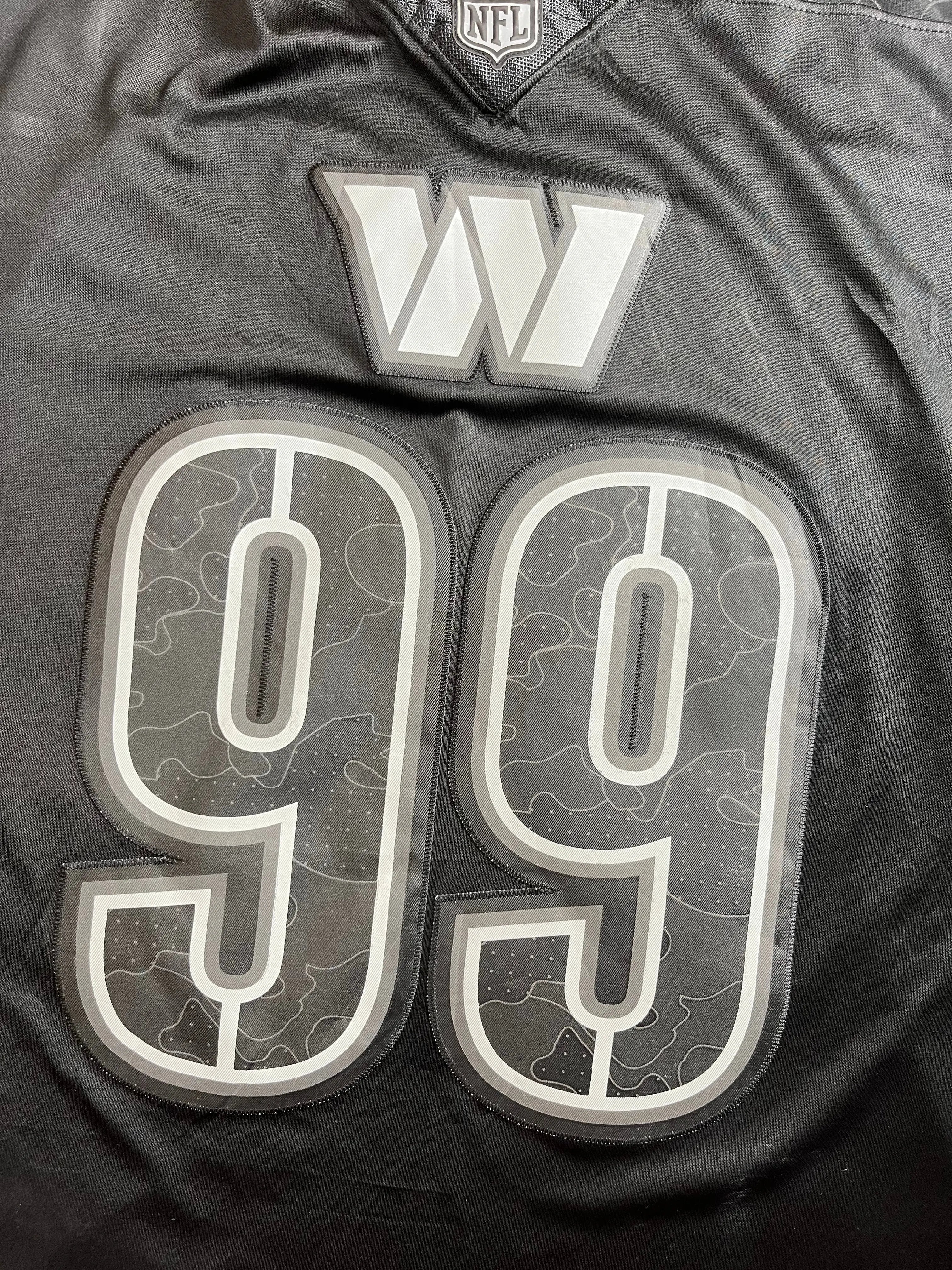 Chase Young #99 - Washington Commanders Black RFLCTV - Nike (XL) - Maillot NFL Andwan Shop