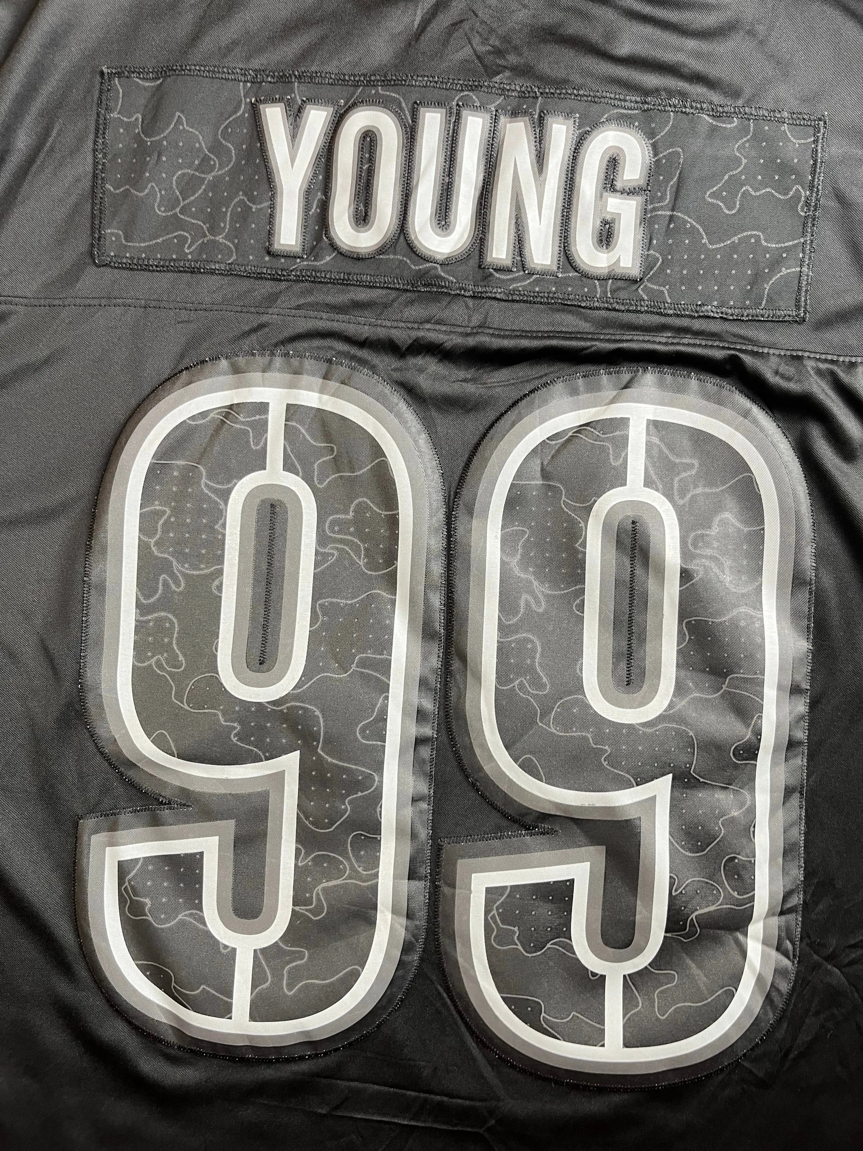 Chase Young #99 - Washington Commanders Black RFLCTV - Nike (XL) - Maillot NFL Andwan Shop